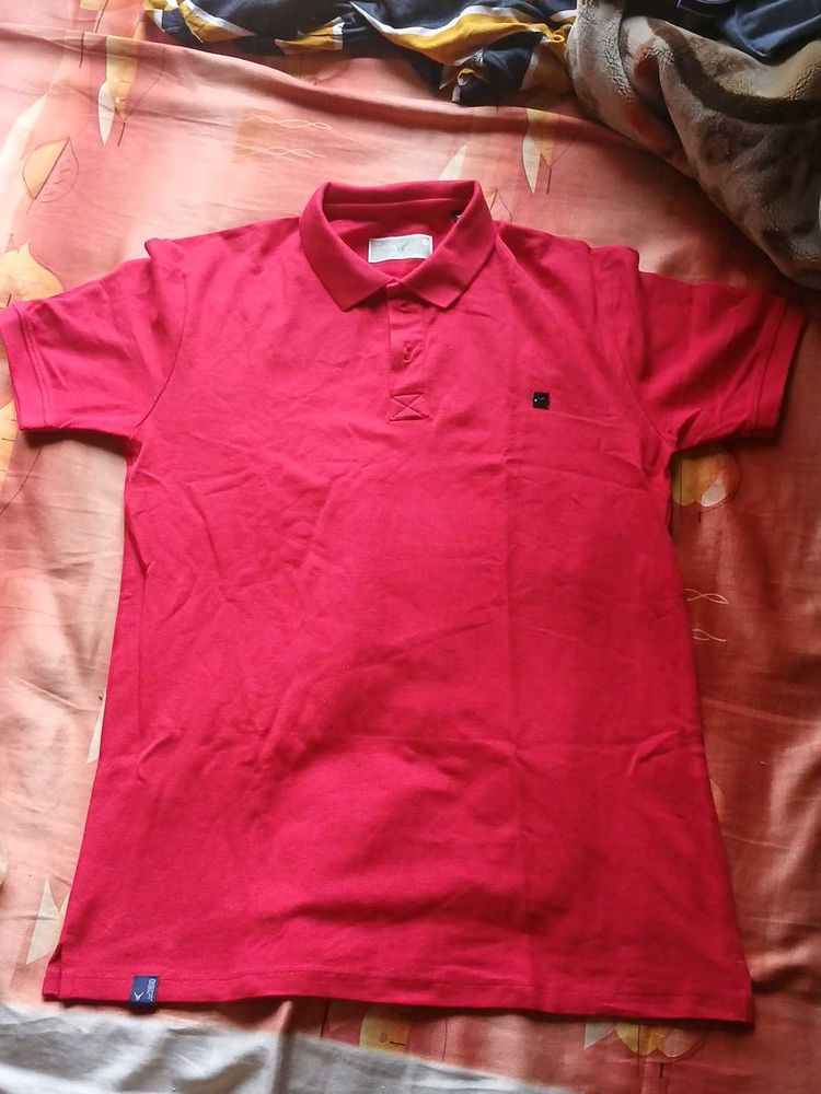 Red Polo Shirt - Men&#39;s 40