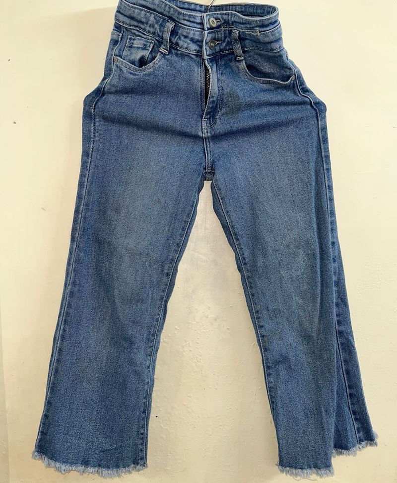 Cropped Flare Jeans