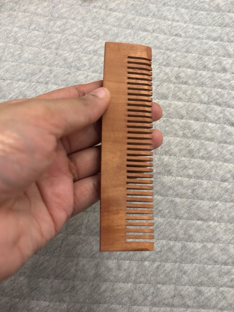 Wooden Beard/Hair Comb