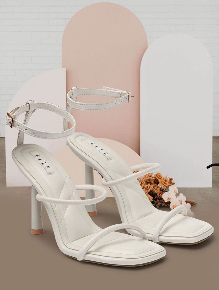 ELLE White Heels