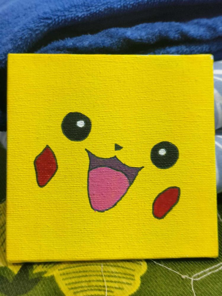 Pikachu Canvas Art