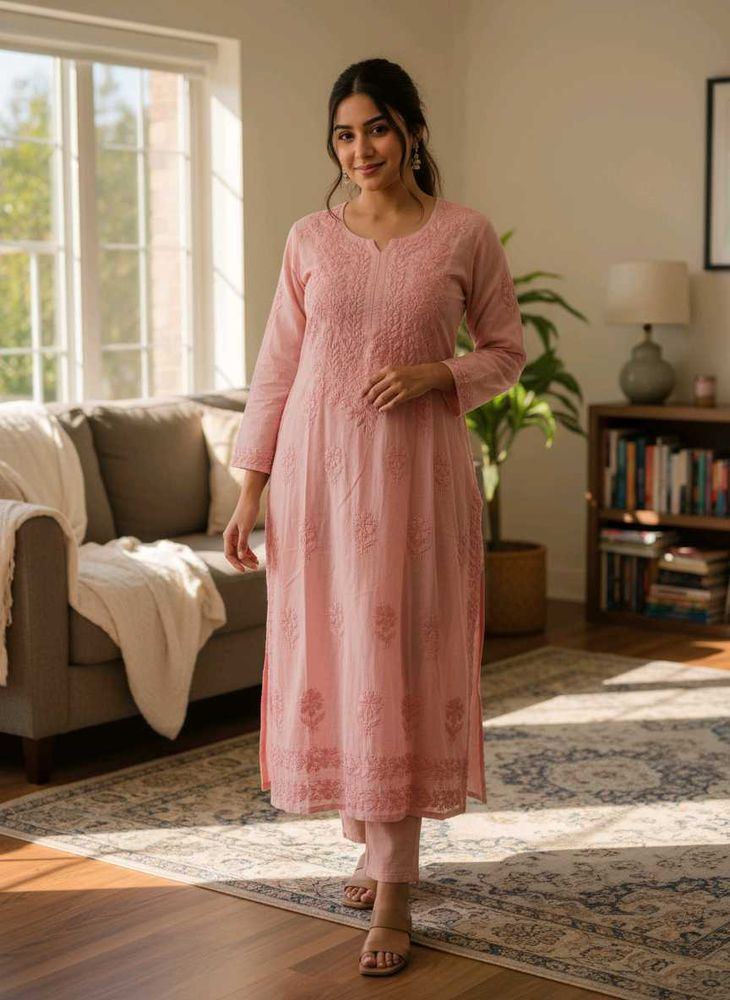 Pure handwork chikankari / Lucknowi Kurta