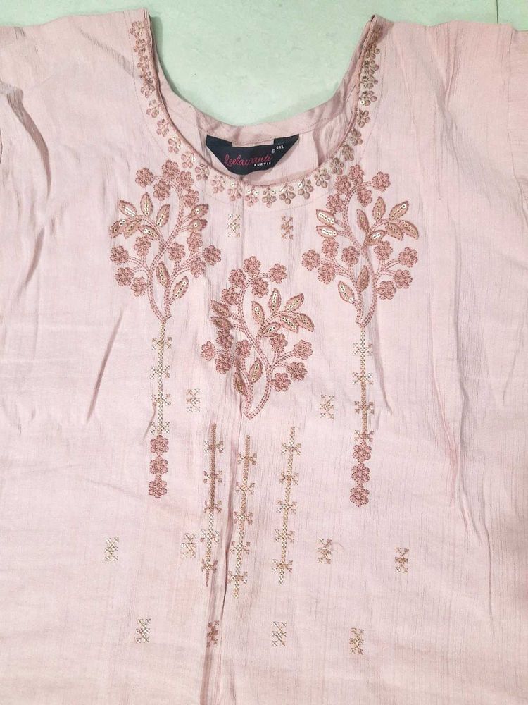 Elegant Embroidered Kurta