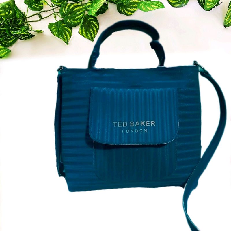 New Ted Baker Blue Sling Bag