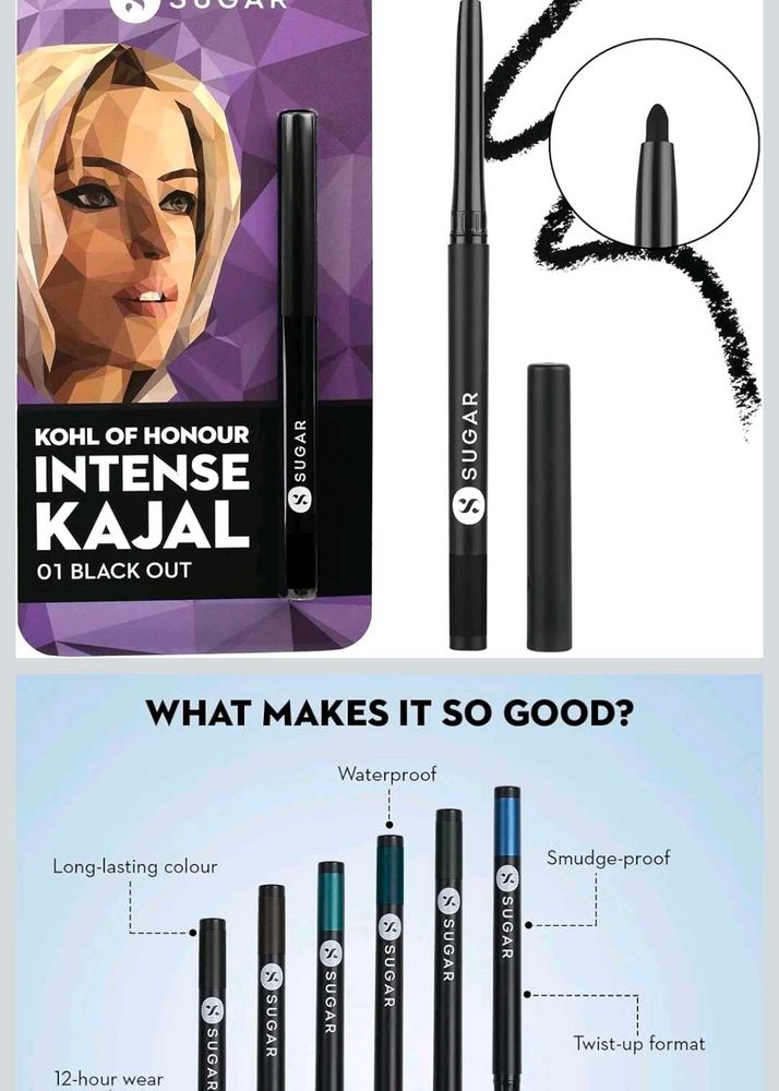 SUGAR Kohl of Honour Intense Kajal