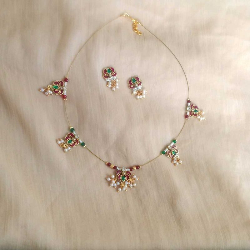 Hand Made Lotus Neck Set
