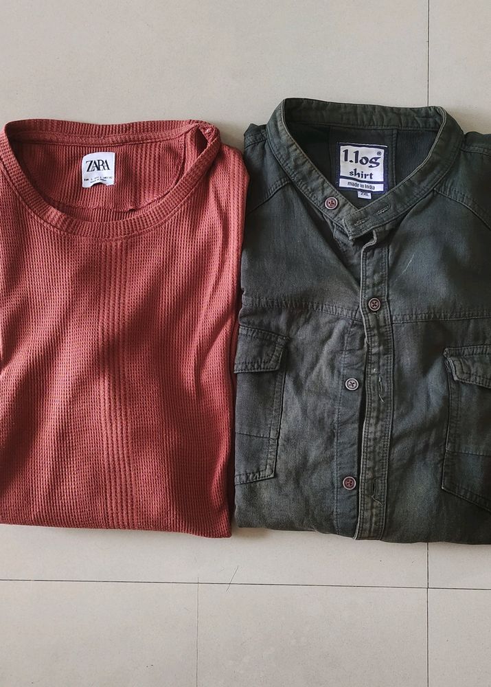 Combo Of 2 Shirts For Men