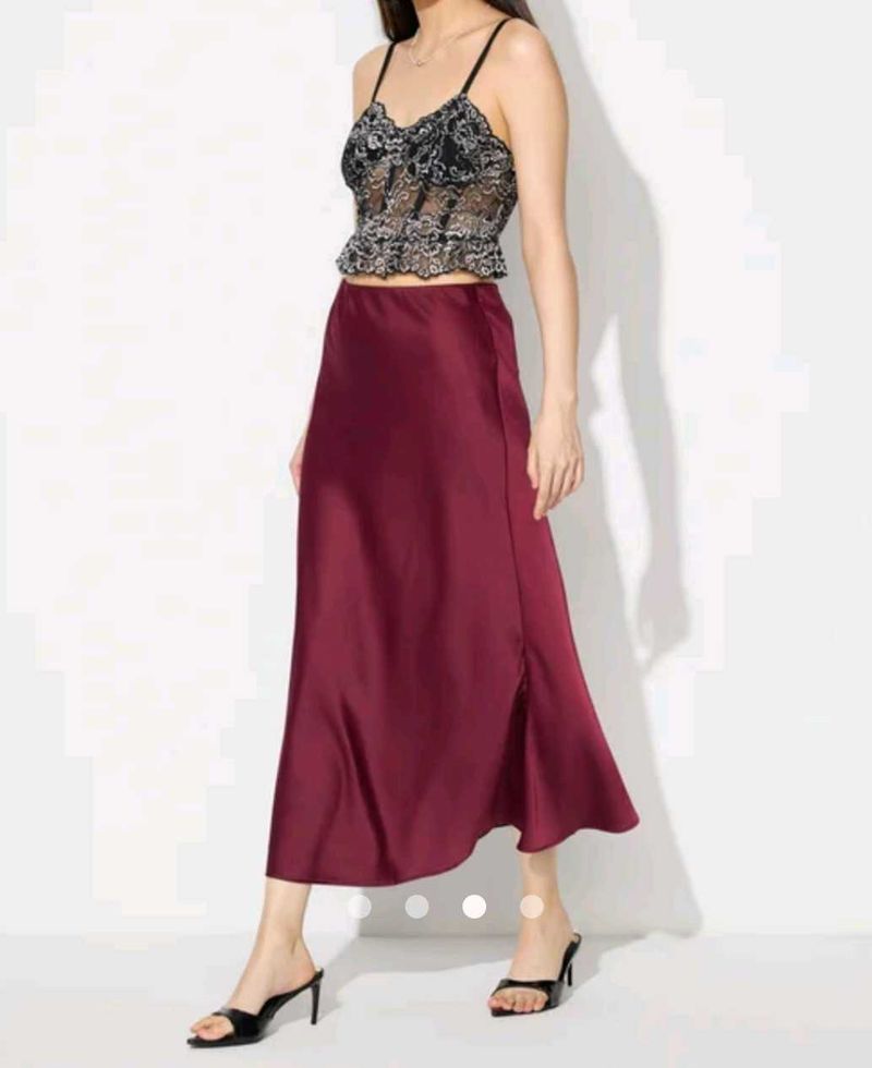 Satin Skirt