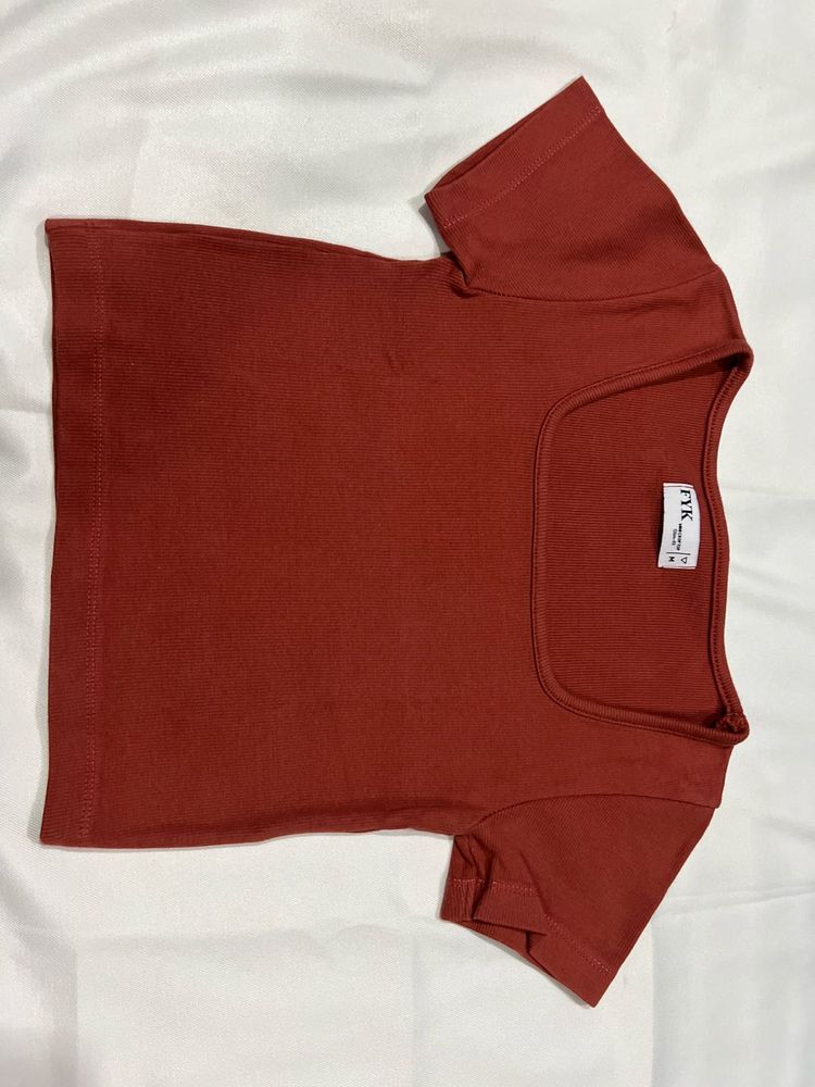 Rust Crop Top