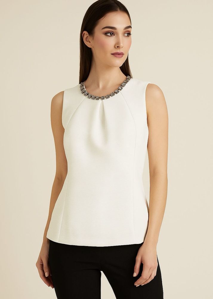 Elegant Top With Stone Detailing