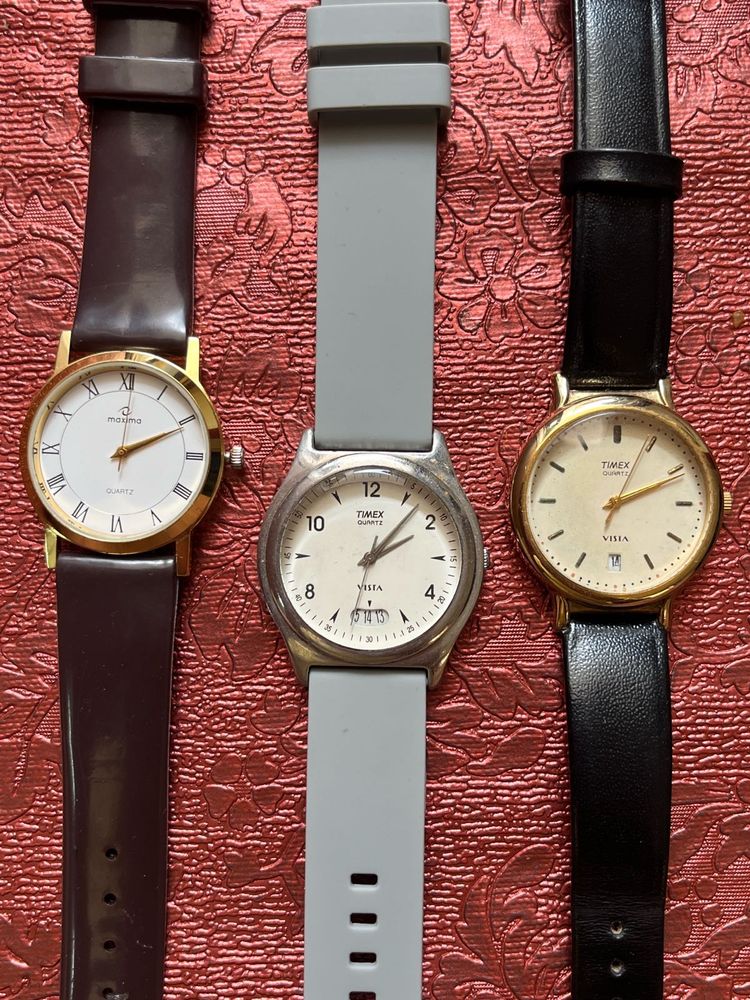2 Timex And 1 Maxima Watch Combo