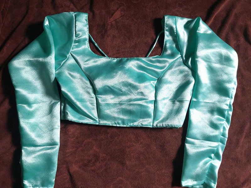 Elegant Teal Blouse