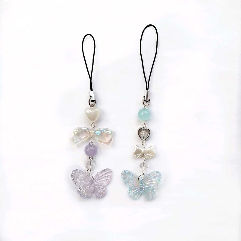 Butterfly Phone Charm Keychain