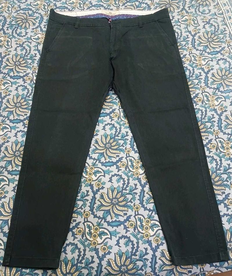Men's Casual Black Trousers