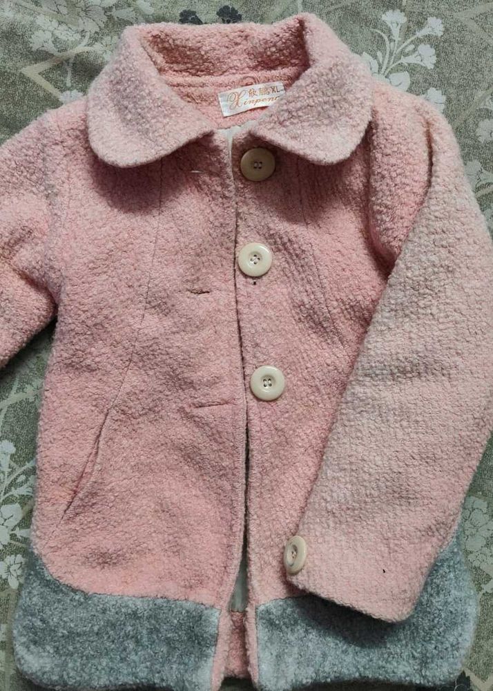 Cute Pink Kids Coat