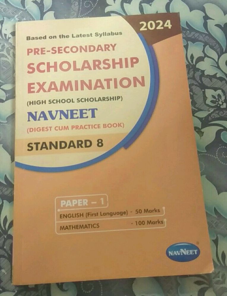 BOOK FOR SCHOLARSHIP EXAM OF CLASS 8