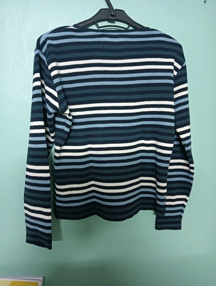 Striped Long Sleeve Top