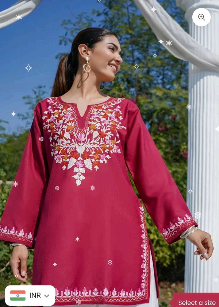 Elegant Embroidered Kurta