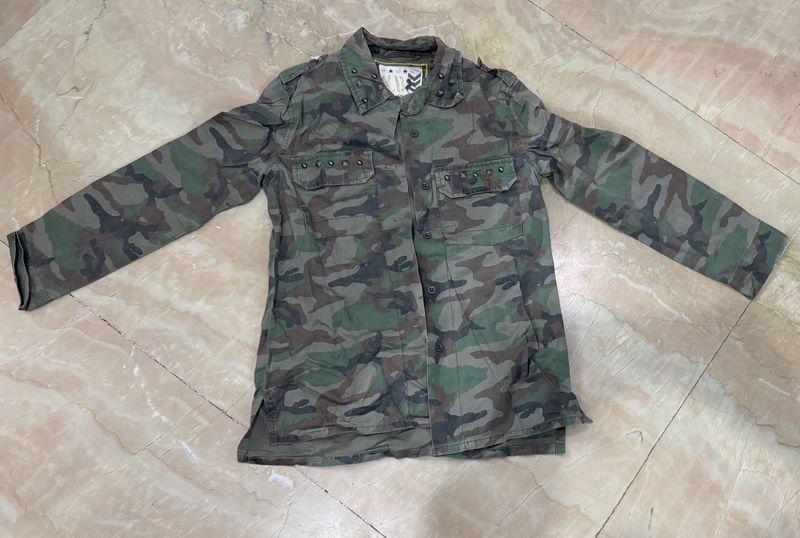 Camouflage Shirt Beaded