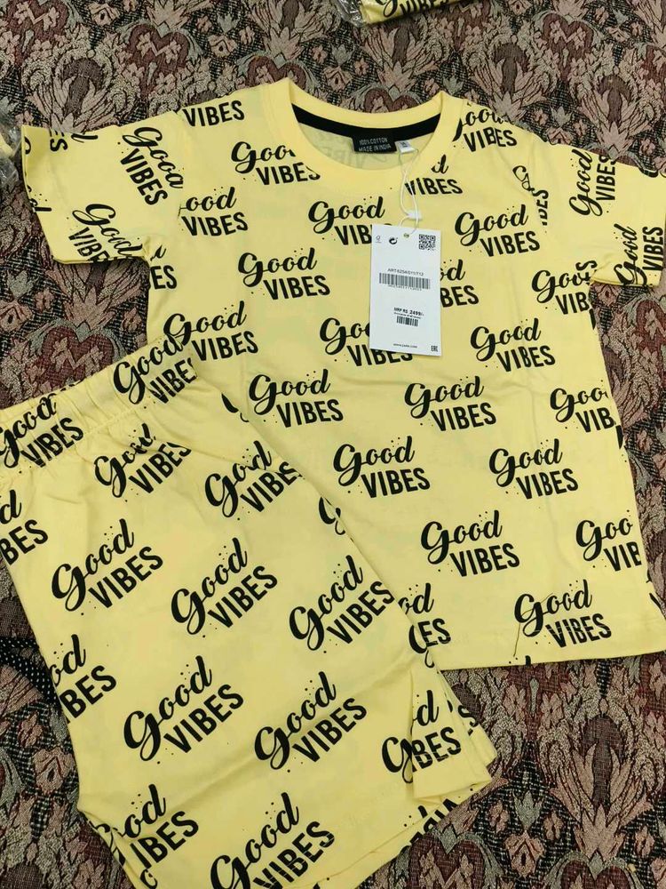Good Vibes Shorts Set