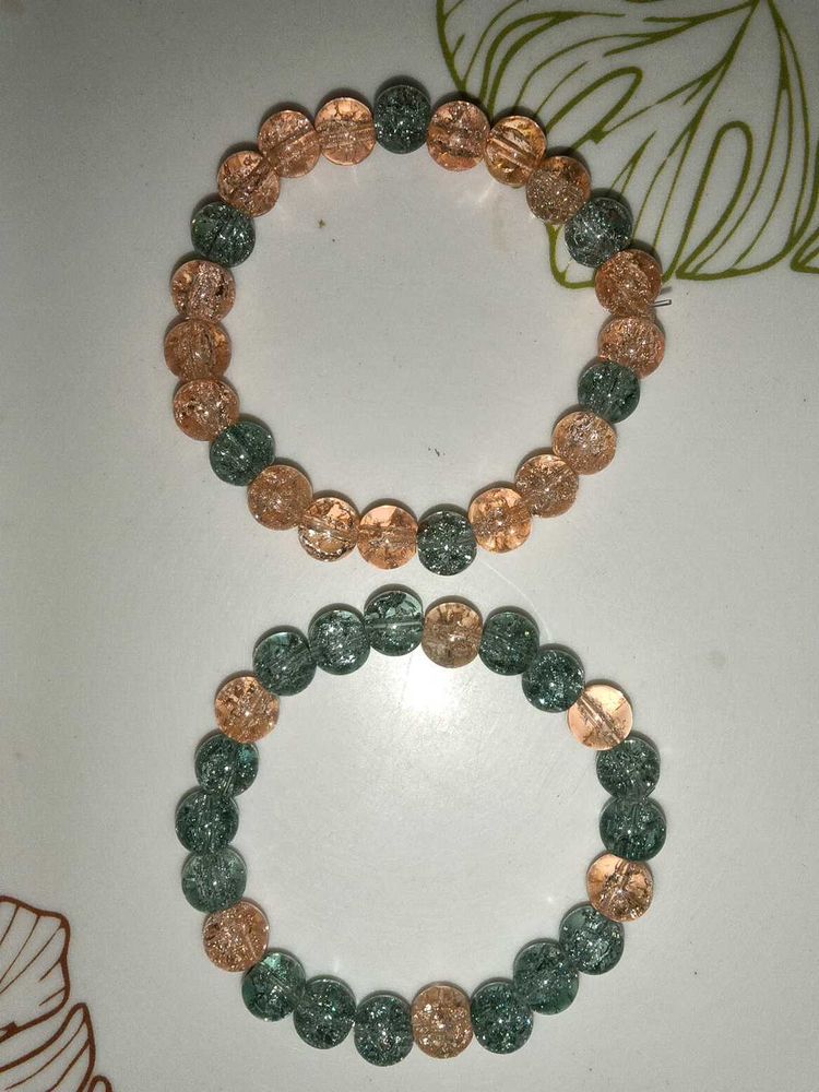 Crystal Paired Bracelet