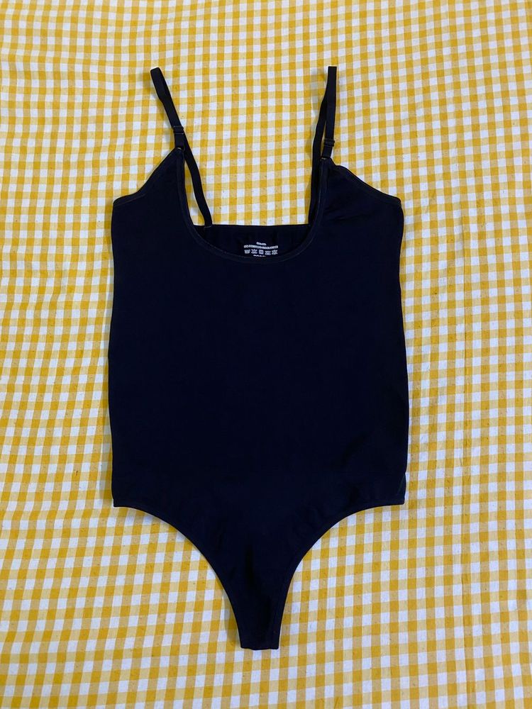 Stretchy Black Bodysuit Bust 32-36