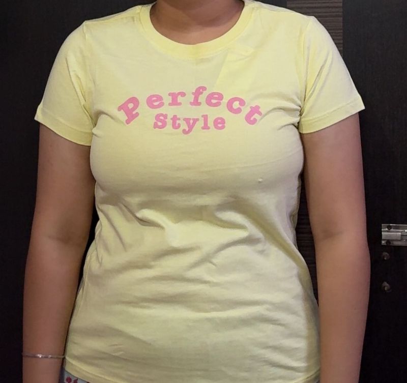 yellow regular tshirt
