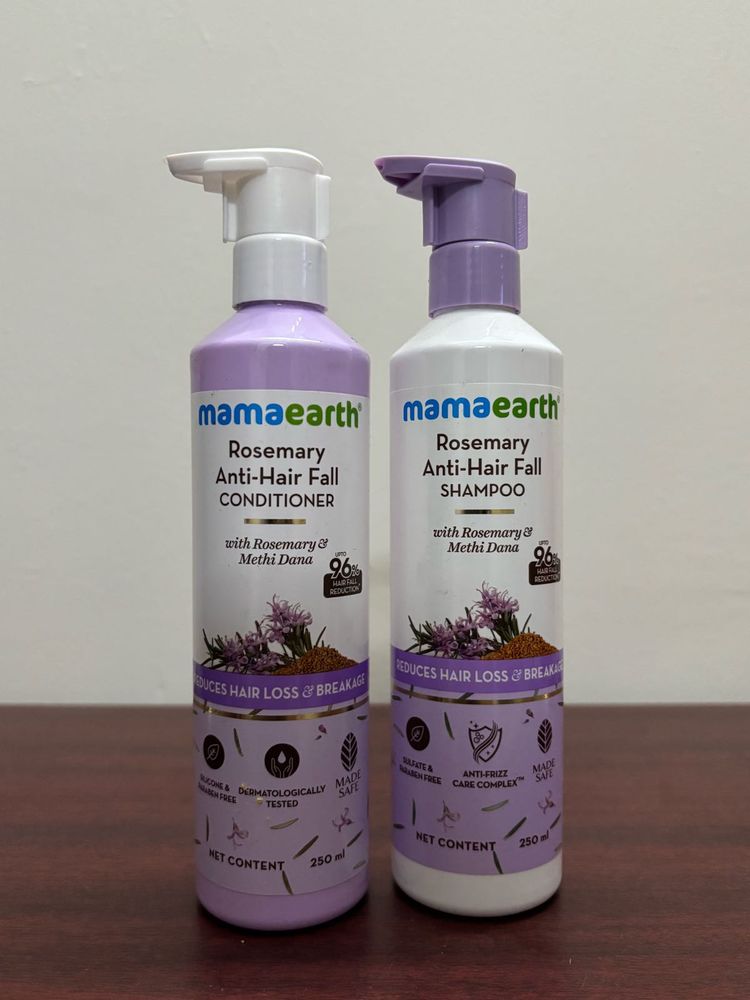 Mamaearth Combo Rosemary Shampoo &amp; Conditioner New