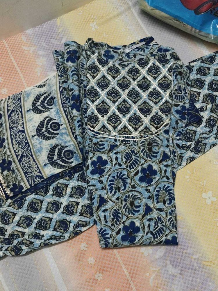 Party Wear Blue Suit