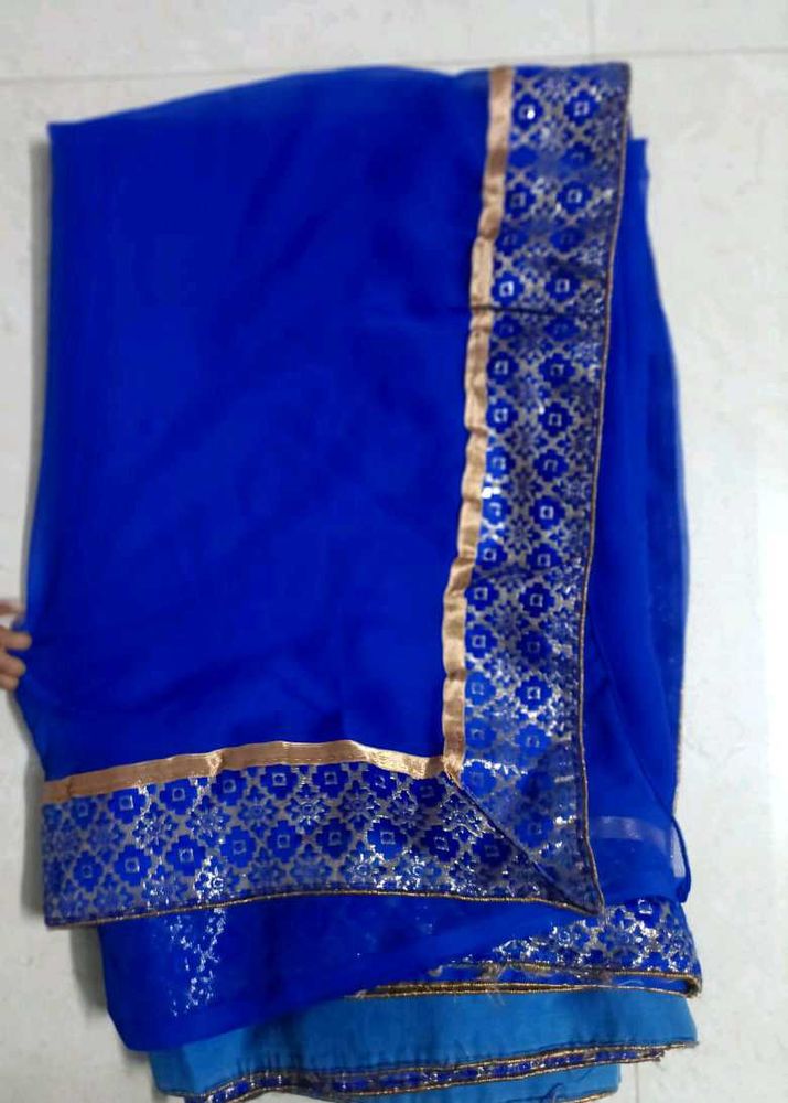 Royal Blue saree