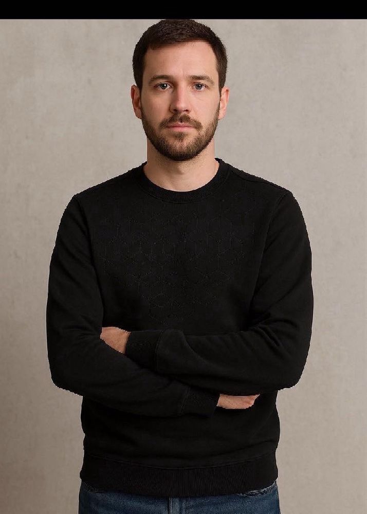 Bang Ban g Jeans Black Thick Sweatshirt