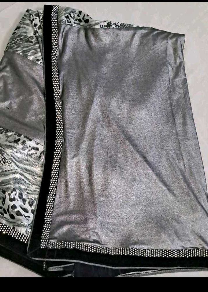 Silver Fancy Saree