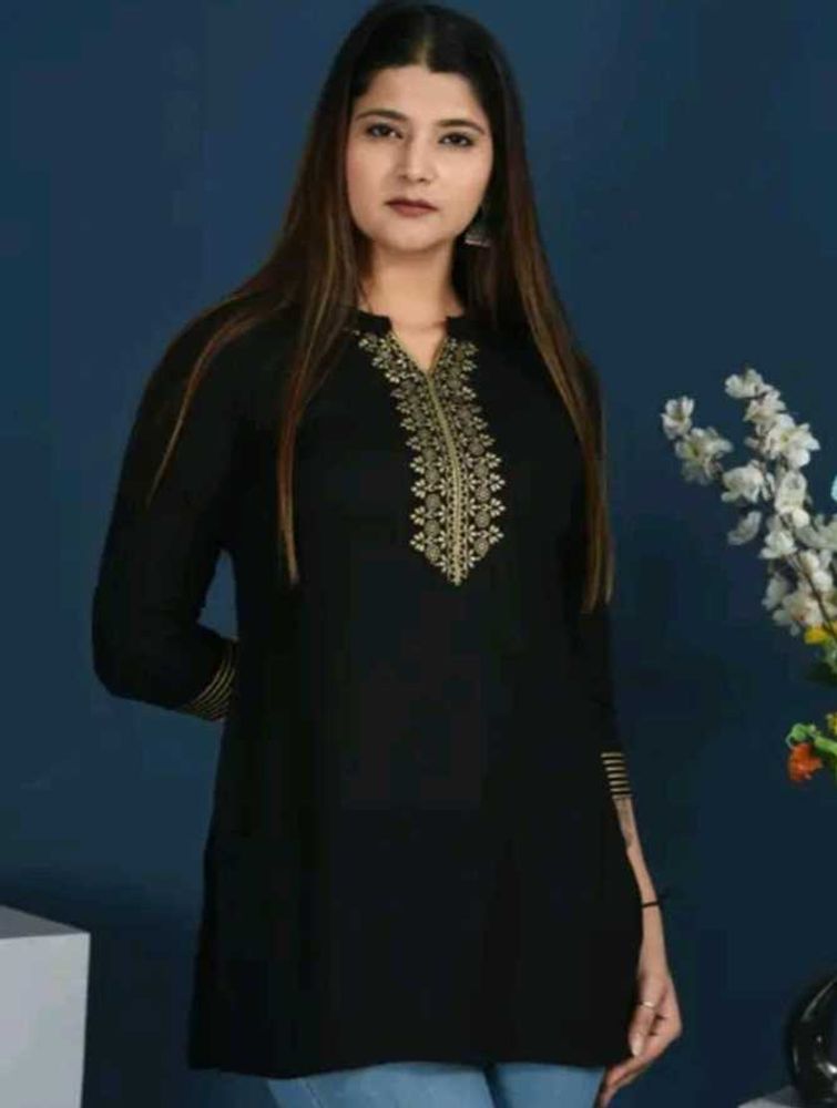 Black Short Kurti