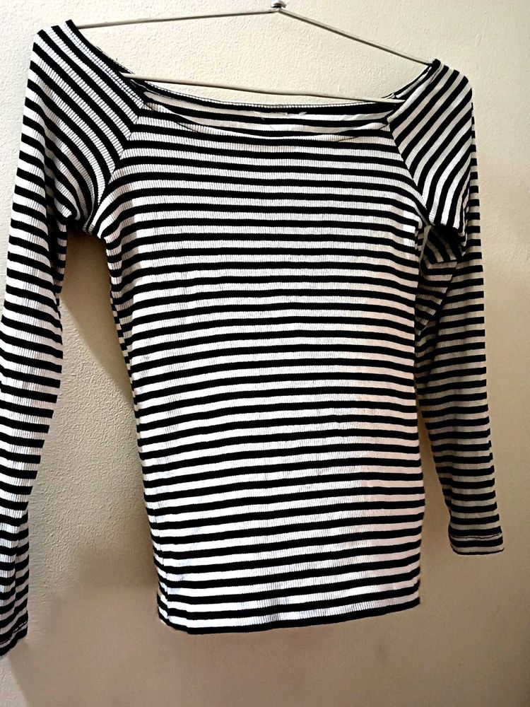 Striped Long Sleeve Top