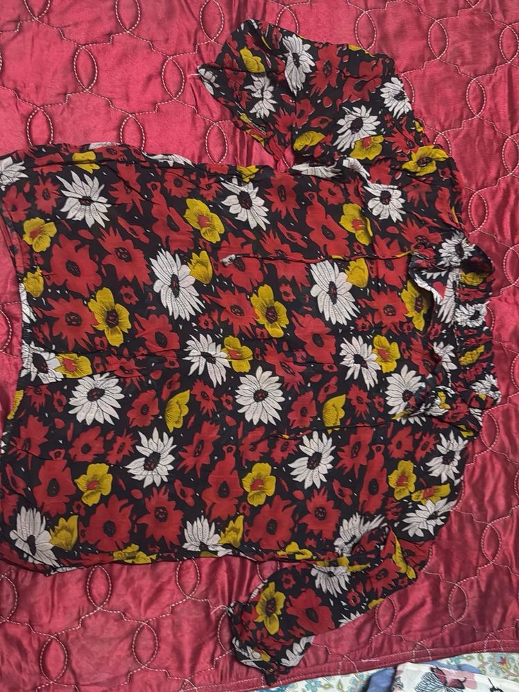 Floral Print Top