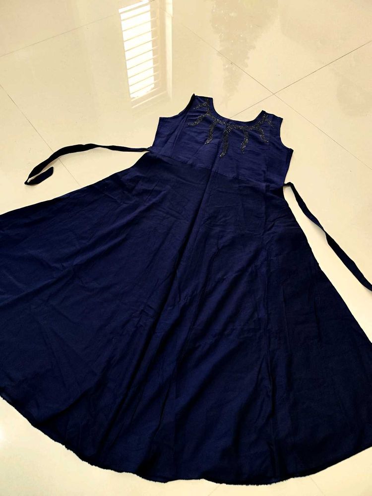 Elegant Navy Blue Dress