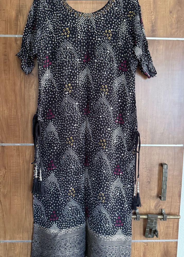 Elegant Bandhani Print Kurta