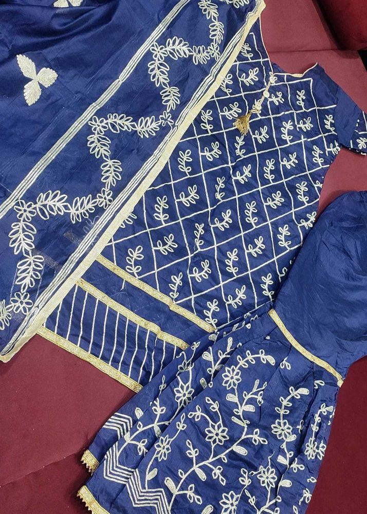 Silver Gota Work Suit Set