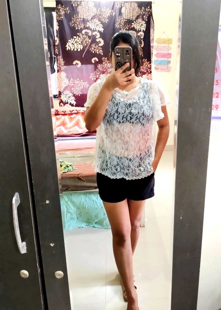 Glamorous Net Design Top