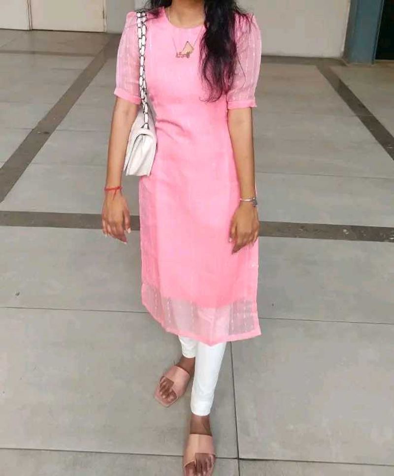 Organza Sequins Kurti