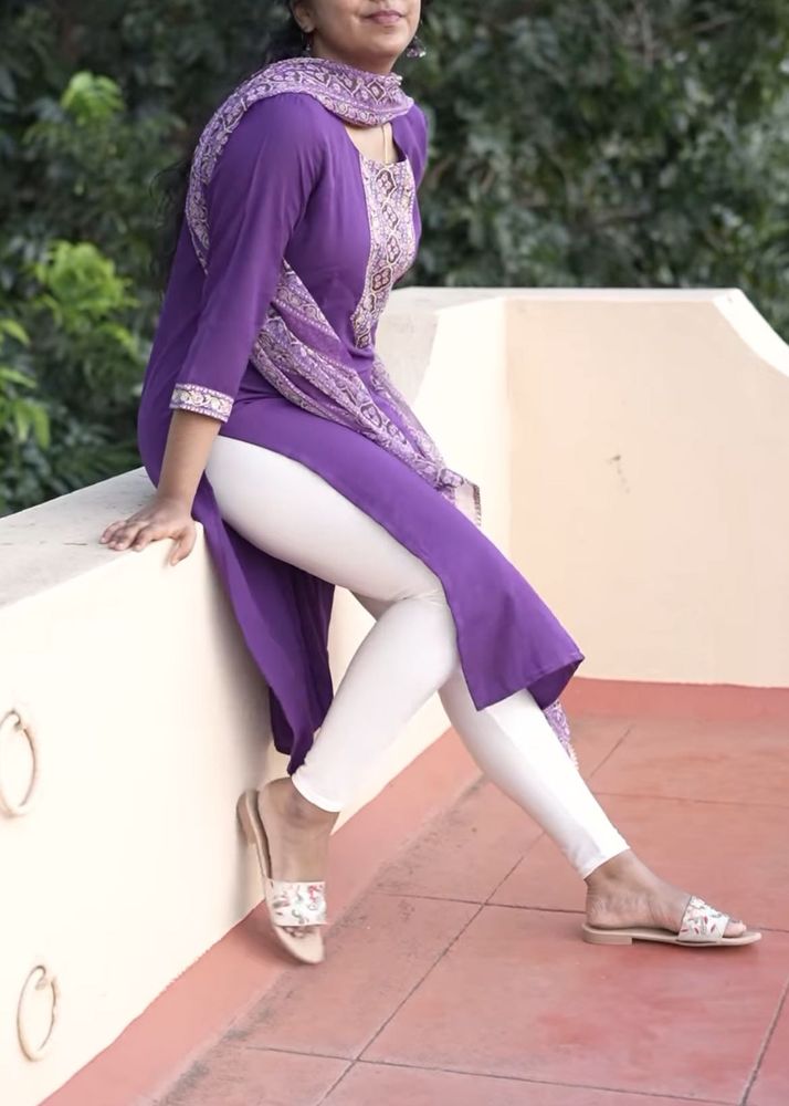 White Shimmer leggings 3XL