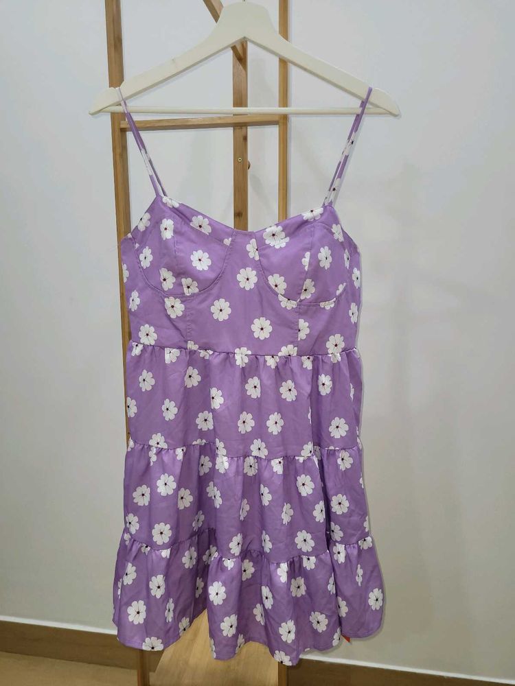 Floral Print Mini Dress