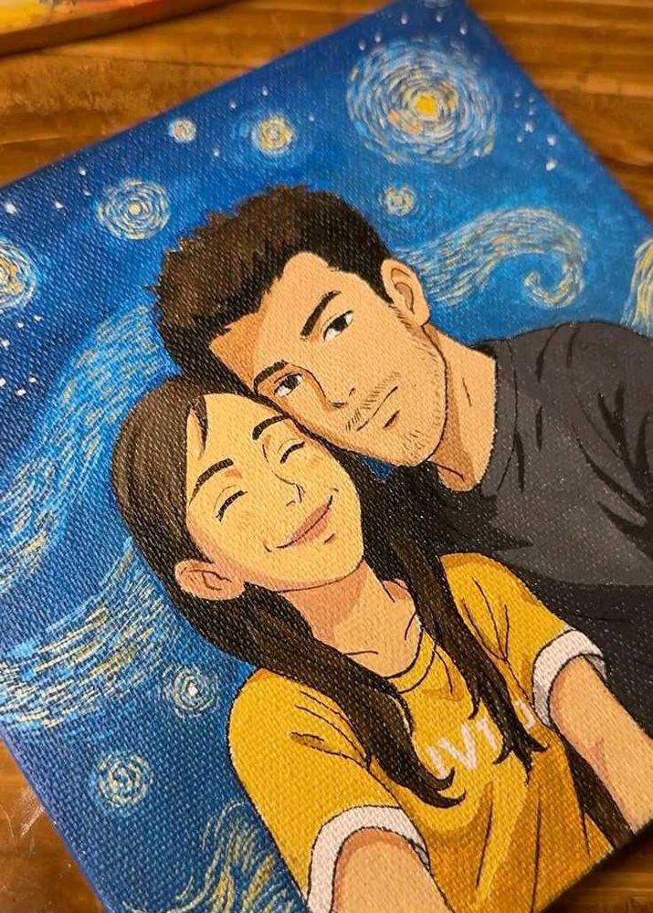 Cartoon Portrait on Canvas