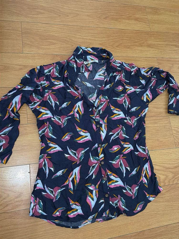 Floral Button-Down Shirt