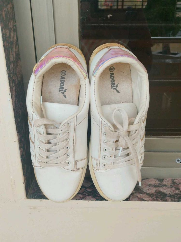 White Casual Shoes