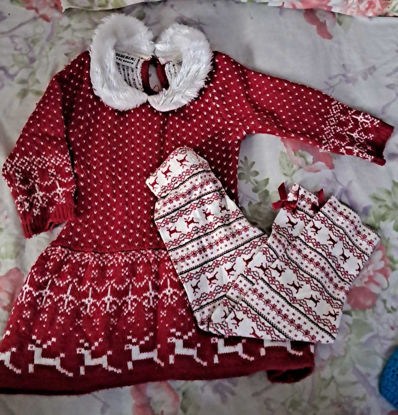 Festive Holiday Dress Set