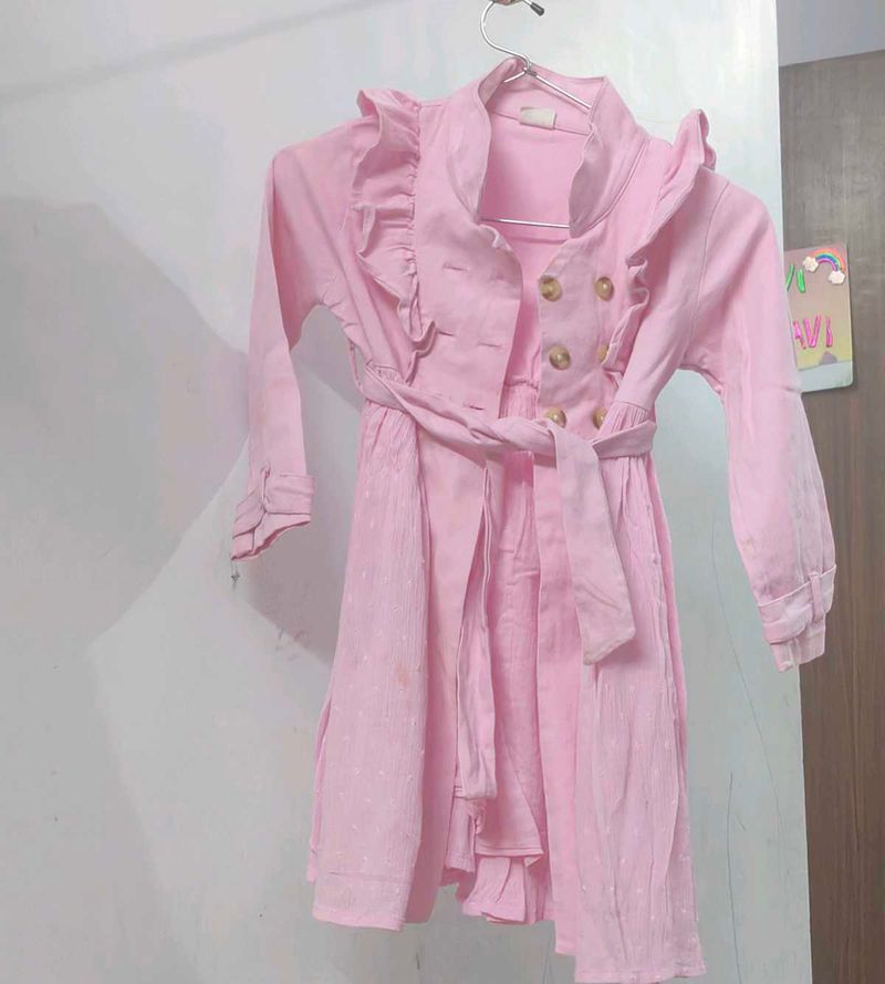 Cute Pink Girls Dress