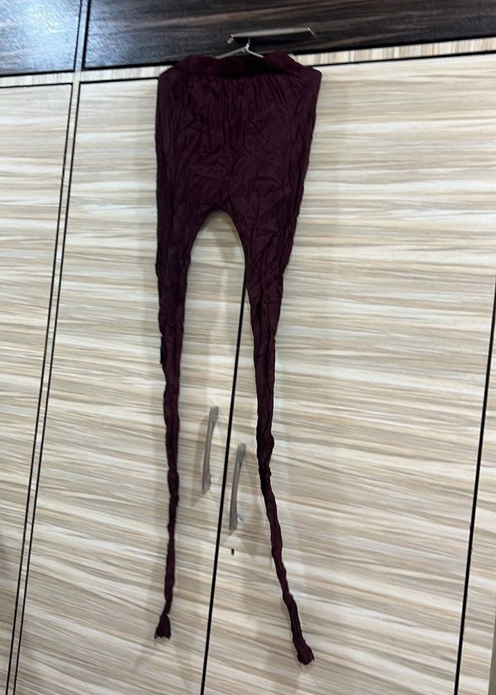 Maroon Leggings