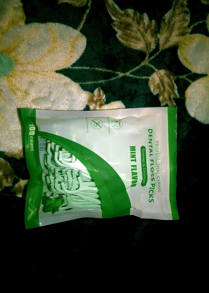 Dental Floss Picks - Mint Flavor