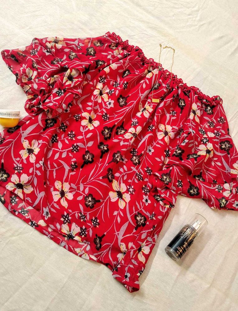 Floral Off-Shoulder Top